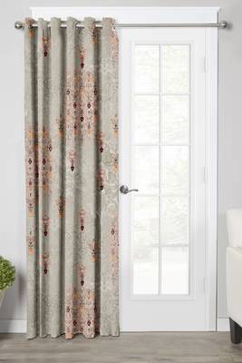 Thunder GreyPolyester Digital Printed Curtains 1