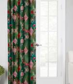 GreenPolyester Digital Printed Curtains