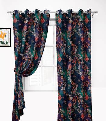 Multi ColorPolyester Digital Printed Curtains 2