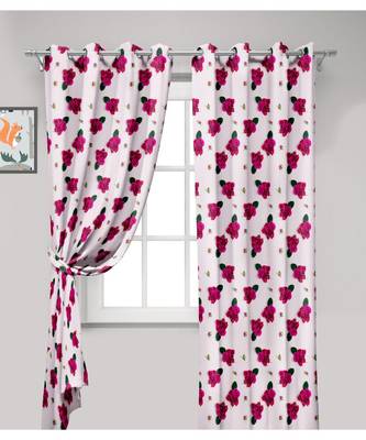 White Polyester Digital Printed Curtains 3