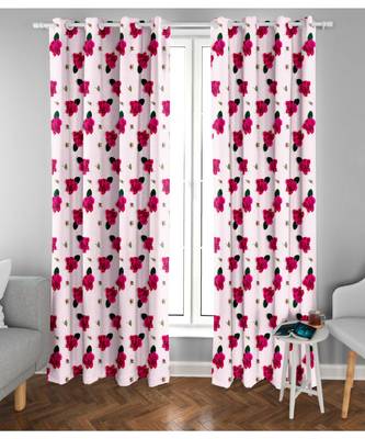 White Polyester Digital Printed Curtains 4