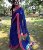 Khadi Cotton Handloom Mashal Buta