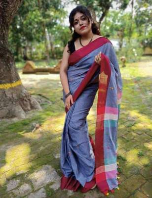 Khadi Cotton Handloom Mashal Buta 1