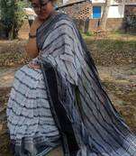 Beautiful Khadi Cotton Handloom Strip Aam Kolka