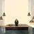 End Table Living Room Bedroom Decor Hand painted Brown Stand Study Table Stationery Books Holder 2 Drawer Puja Chowki