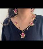Pink necklace-sets