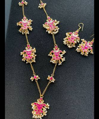 Pink necklace-sets 2