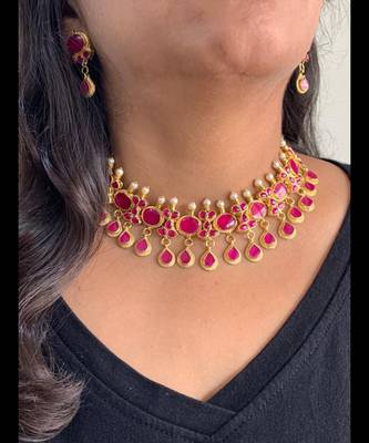Pink necklace-sets 2