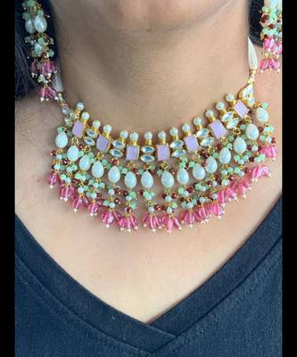 Pink necklace-sets 1