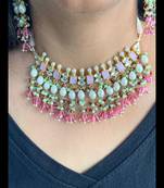 Pink necklace-sets