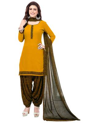 Synthetic Printed Unstitched Dress Material Combo 3