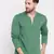 Green plain cotton men-kurtas