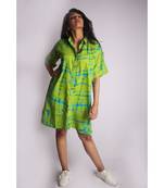 Tie And Dye Shirt Dress