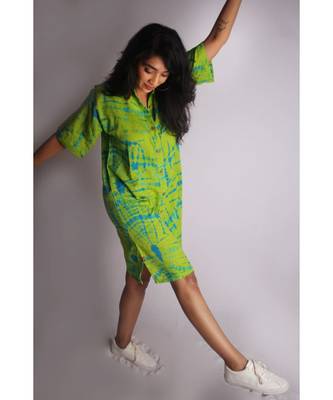 Tie And Dye Shirt Dress 2