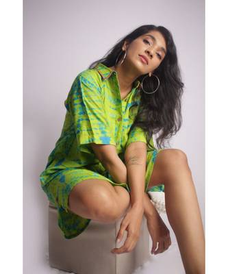 Tie And Dye Shirt Dress 3