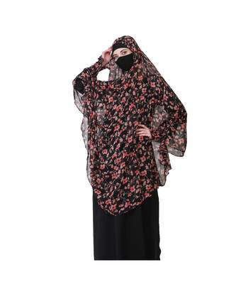 Chiffon Multicolor Printed Khimar 3