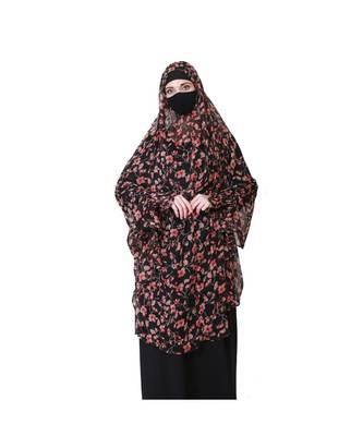 Chiffon Multicolor Printed Khimar 5