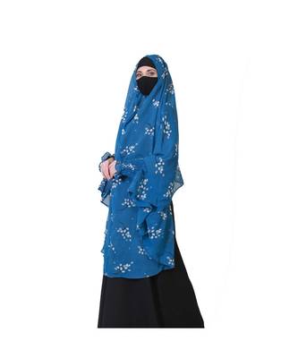 Georgette Multicolor Printed Khimar 5