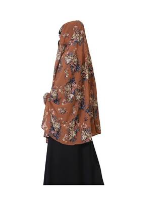 Georgette Multicolor Printed Khimar 1