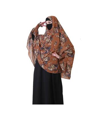 Georgette Multicolor Printed Khimar 3