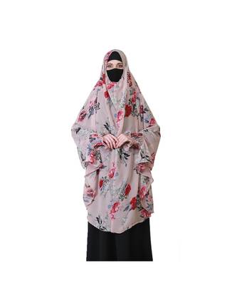 Georgette Multicolor Printed Khimar 1