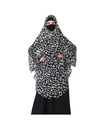 Chiffon Multicolor Printed Khimar 3