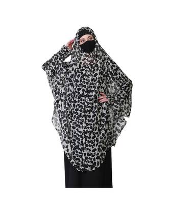 Chiffon Multicolor Printed Khimar 4