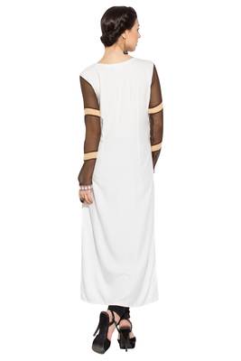 White printed cotton kurta &-sets 4