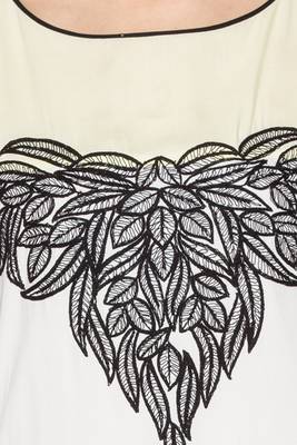 White embroidered cotton kurta &-sets 5