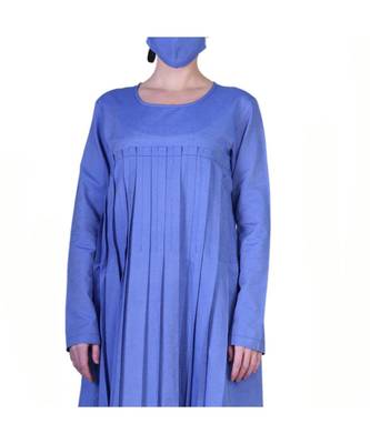 Cotton Dress With Pleats 1