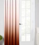 Brown Polyester Digtal Printed Curtain