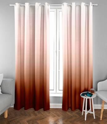 Brown Polyester Digtal Printed Curtain 3