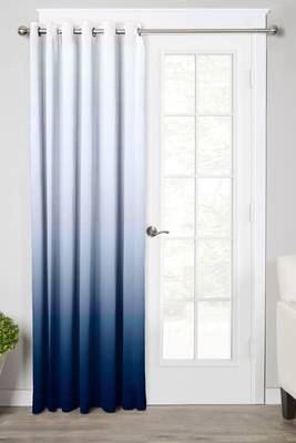 Blue Polyester Digtal Printed Curtain 1
