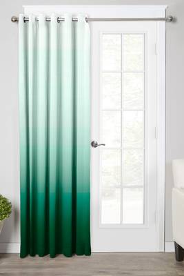 Green Polyester Digtal Printed Curtain 1