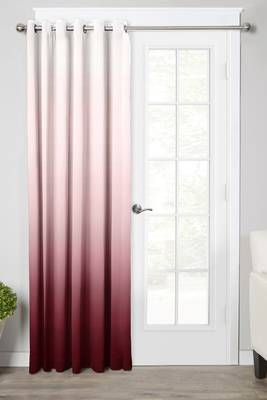 Wine Polyester Digtal Printed Curtain 1
