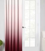 Wine Polyester Digtal Printed Curtain