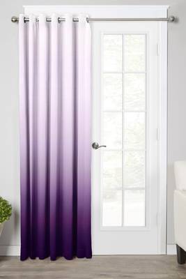 Purple Polyester Digtal Printed Curtain 1