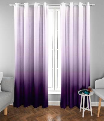 Purple Polyester Digtal Printed Curtain 3