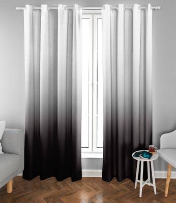 Grey Polyester Digtal Printed Curtain 3
