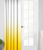 Yellow Polyester Digtal Printed Curtain