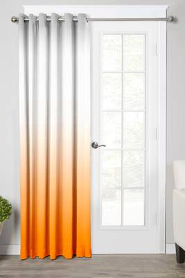 Orange Polyester Digtal Printed Curtain 1