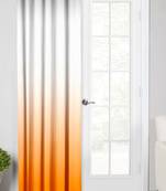 Orange Polyester Digtal Printed Curtain