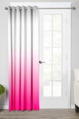 Pink Polyester Digtal Printed Curtain 1