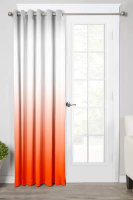 Orange Polyester Digtal Printed Curtain 1