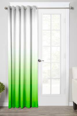 Green Polyester Digtal Printed Curtain 1