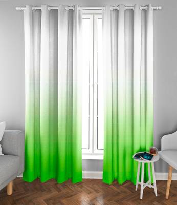 Green Polyester Digtal Printed Curtain 3