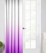 Purple Polyester Digtal Printed Curtain