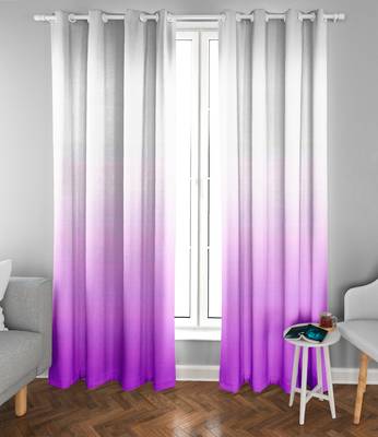 Purple Polyester Digtal Printed Curtain 3