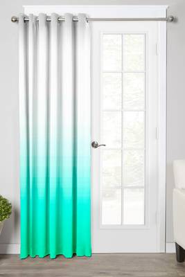 Green Polyester Digtal Printed Curtain 1