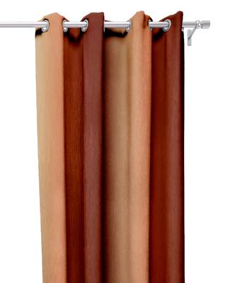 Brown Polyester Digtal Printed Curtain 2